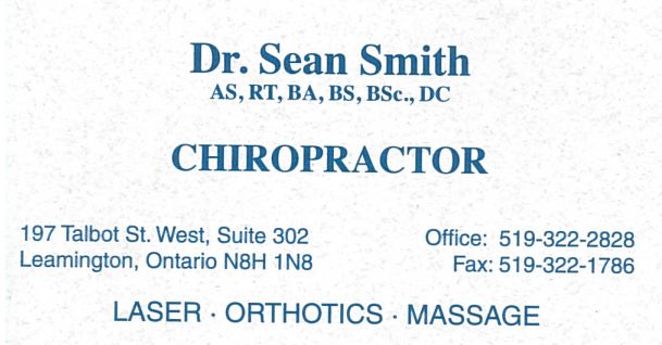 Dr. Sean Smith - Chiropractor